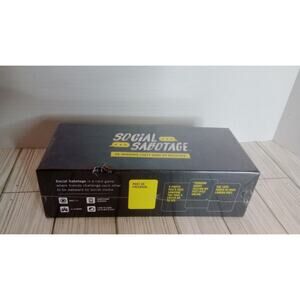 Social Sabotage: An Awkward Party Game by BuzzFeed - for Ages 17+ ~ NEW SEALED